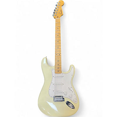 Used Fender Standard Stratocaster Olympic White Solid Body Electric Guitar