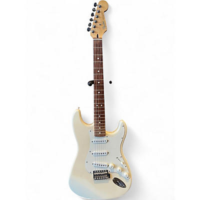 Used Fender Standard Stratocaster Olympic White Solid Body Electric Guitar