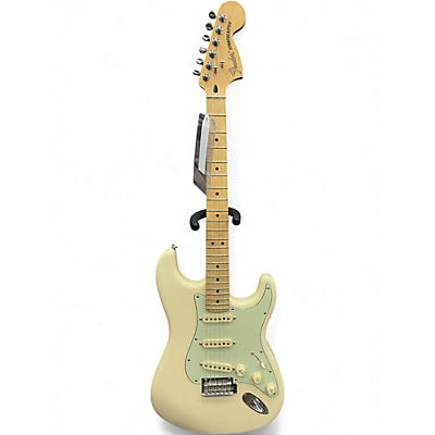 Used Fender Standard Stratocaster Olympic White Solid Body Electric Guitar