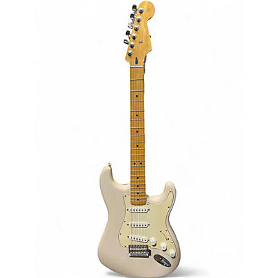 Used Fender Standard Stratocaster Pearl White Solid Body Electric Guitar