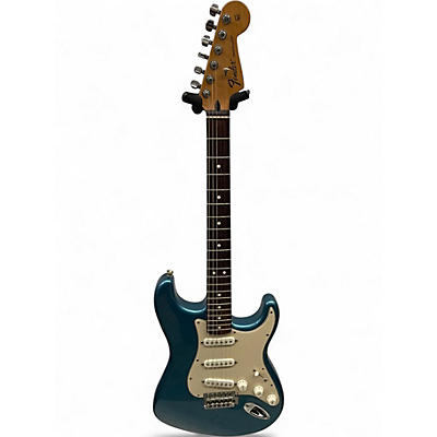 Used Fender Standard Stratocaster Pelham Blue Solid Body Electric Guitar