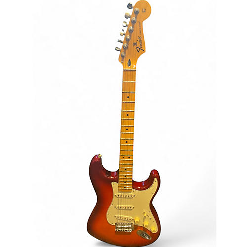 Used Fender Standard Stratocaster Plus Cherry Sunburst Solid Body Electric Guitar Cherry Sunburst