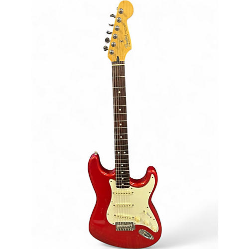 Used Fender Standard Stratocaster RED Solid Body Electric Guitar RED