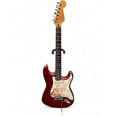 Used Fender Standard Stratocaster Red Solid Body Electric Guitar