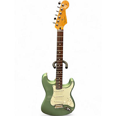 Used Fender Standard Stratocaster Sage Green Metallic Solid Body Electric Guitar
