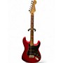 Used Fender Standard Stratocaster Satin Red Solid Body Electric Guitar Satin Red