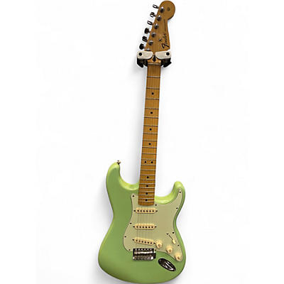 Used Fender Standard Stratocaster Seafoam Pearl Solid Body Electric Guitar