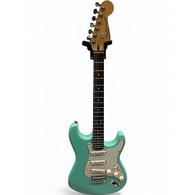 Used Fender Standard Stratocaster Surf Green Solid Body Electric Guitar