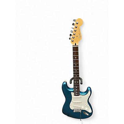 Used Fender Standard Stratocaster Turquoise Solid Body Electric Guitar