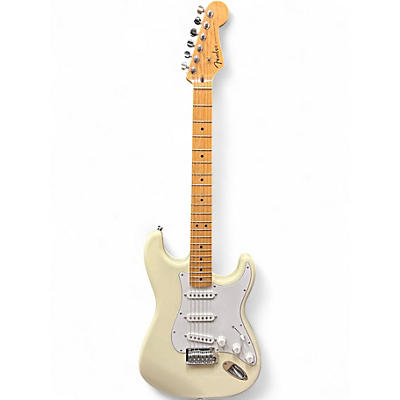 Used Fender Standard Stratocaster White Solid Body Electric Guitar