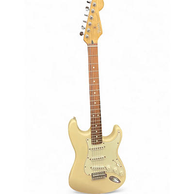 Used Fender Standard Stratocaster White Solid Body Electric Guitar