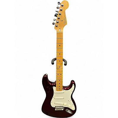 Used Fender Standard Stratocaster Wine Red Solid Body Electric Guitar