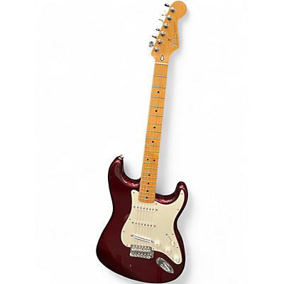 Used Fender Standard Stratocaster Wine Red Solid Body Electric Guitar