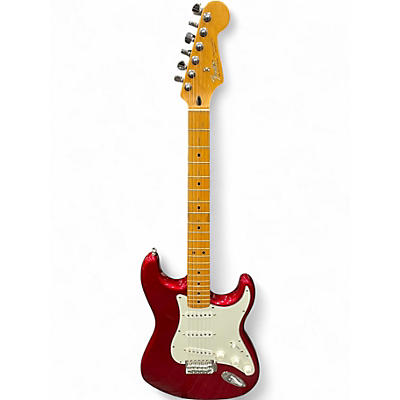 Used Fender Standard Stratocaster red Solid Body Electric Guitar