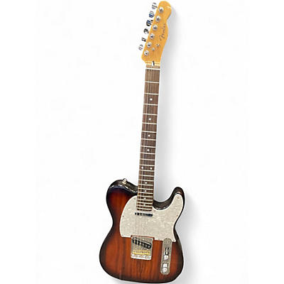 Used Fender Standard Telecaster 2 Tone Sunburst Solid Body Electric Guitar