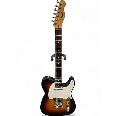Used Fender Standard Telecaster 3 Tone Sunburst Solid Body Electric Guitar