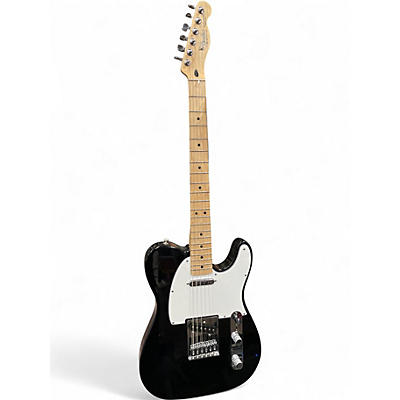 Used Fender Standard Telecaster Black and White Solid Body Electric Guitar