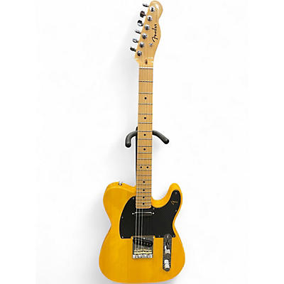 Used Fender Standard Telecaster Black and Yellow Solid Body Electric Guitar
