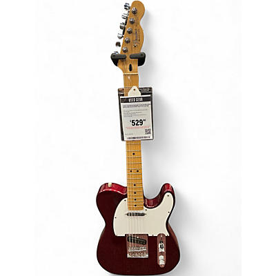 Used Fender Standard Telecaster Candy Apple Red Solid Body Electric Guitar