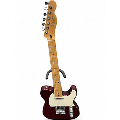 Used Fender Standard Telecaster Crimson Red Trans Solid Body Electric Guitar