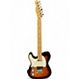 Used Fender Standard Telecaster Left Handed Sunburst Electric Guitar Sunburst