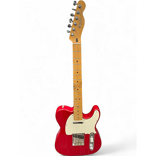Used Fender Standard Telecaster Red Solid Body Electric Guitar Red