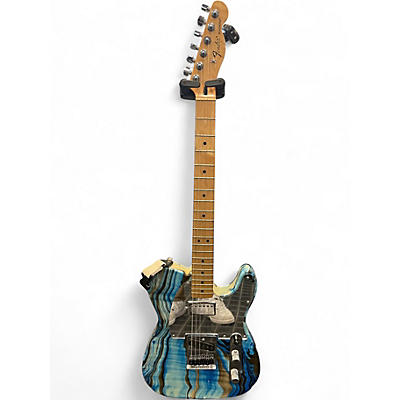 Used Fender Standard Telecaster Swirl BLUE SWIRL Solid Body Electric Guitar