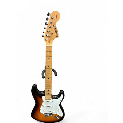 Used Fender Starcaster 2 Tone Sunburst Hollow Body Electric Guitar
