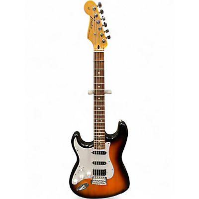 Used Fender Starcaster Left Handed Sunburst Electric Guitar