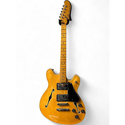 Used Fender Starcaster Natural Hollow Body Electric Guitar