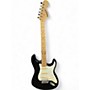 Used Fender Starcaster Stratocaster Black Solid Body Electric Guitar Black