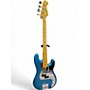 Used Fender Steve Harris Signature Precision Bass Blue Electric Bass Guitar Blue