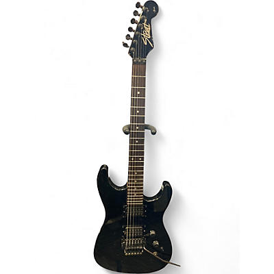 Used Fender Strat HM Black Stone Solid Body Electric Guitar