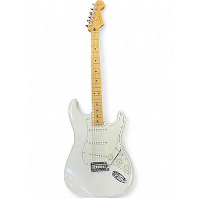 Used Fender Stratocaster Alpine White Solid Body Electric Guitar