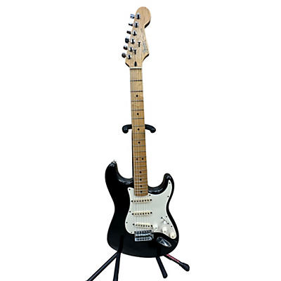 Fender Used Fender Stratocaster Black And White Solid Body Electric Guitar