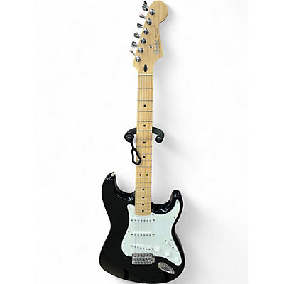 Used Fender Stratocaster Black Solid Body Electric Guitar