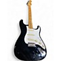 Used Fender Stratocaster  Black Solid Body Electric Guitar Black