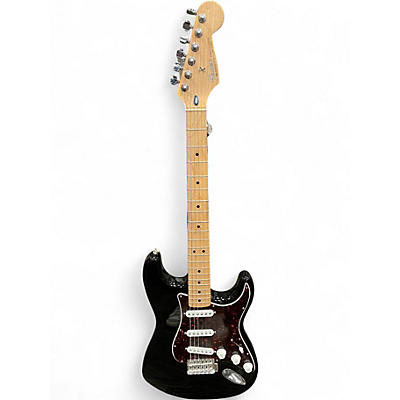Used Fender Stratocaster Black Solid Body Electric Guitar