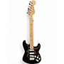Used Fender Stratocaster Black Solid Body Electric Guitar Black
