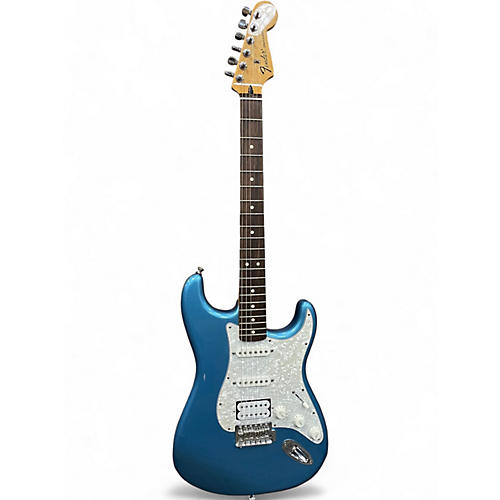 Used Fender Stratocaster Blue Solid Body Electric Guitar Blue