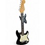 Used Fender Stratocaster Deluxe Black Solid Body Electric Guitar Black