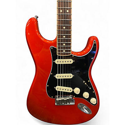 Used Fender Stratocaster Deluxe Candy Tangerine Solid Body Electric Guitar