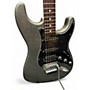 Used Fender  Stratocaster Deluxe Fat Strat Floyd Rose II Black and Silver Solid Body Electric Guitar Black and Silver