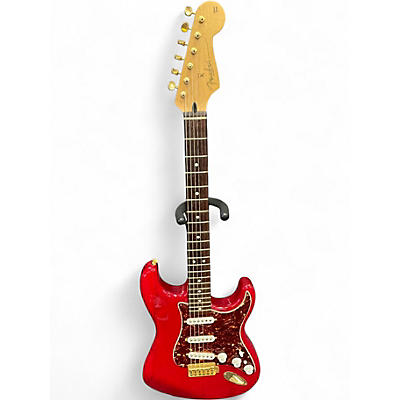 Used Fender Stratocaster Deluxe Red Solid Body Electric Guitar