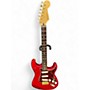Used Fender Stratocaster Deluxe Red Solid Body Electric Guitar Red