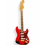 Used Fender Stratocaster Deluxe Trans Crimson Red Solid Body Electric Guitar Trans Crimson Red