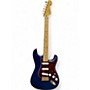 Used Fender Stratocaster Deluxe Transparent Sapphire Blue Solid Body Electric Guitar Transparent Sapphire Blue