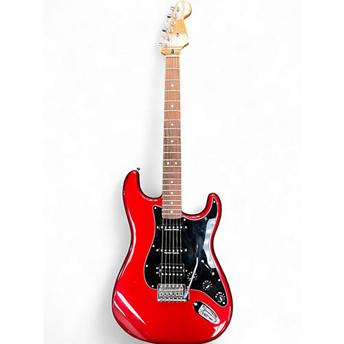 Used Fender Stratocaster LTD HSS Sync Trem Candy Apple Red Solid Body Electric Guitar Candy Apple Red