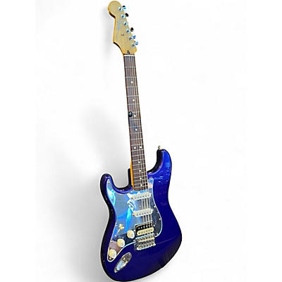 Used Fender Stratocaster Left Handed Turquoise Electric Guitar