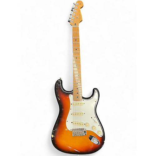 Used Fender Stratocaster MIJ 3 Tone Sunburst Solid Body Electric Guitar 3 Tone Sunburst